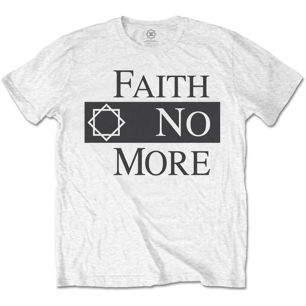 Faith No More Unisex T Shirt Classic Logo V2 White